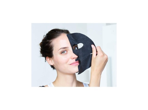 Pure Charcoal Black Mask Tissu Detox Effect 28 Gr