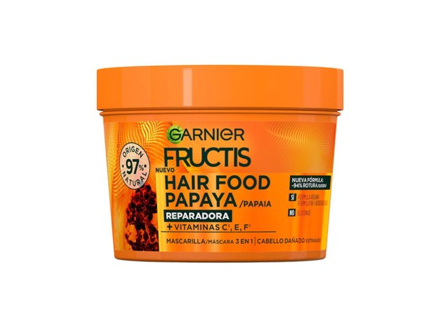 Fructis Hair Food Papaya Mascarilla Reparadora...