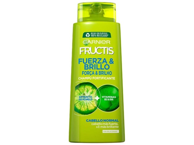 Garnier Fructis Fuerza %26 Brillo Champú 690Ml