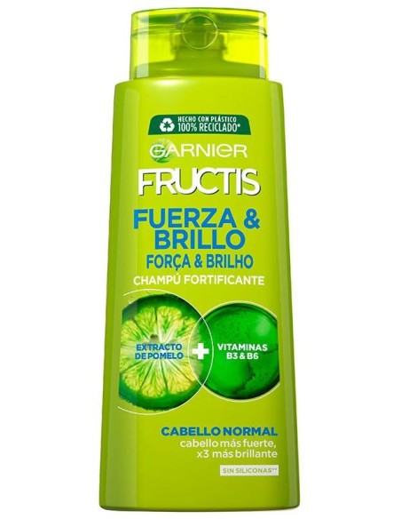 Garnier Fructis Fuerza %26 Brillo Champú 690Ml
