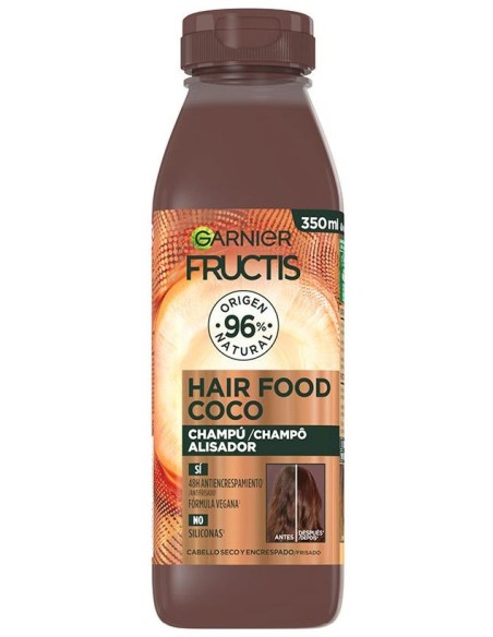 Garnier Fructis Hair Food Champú Macadamia Alisadora 350Ml