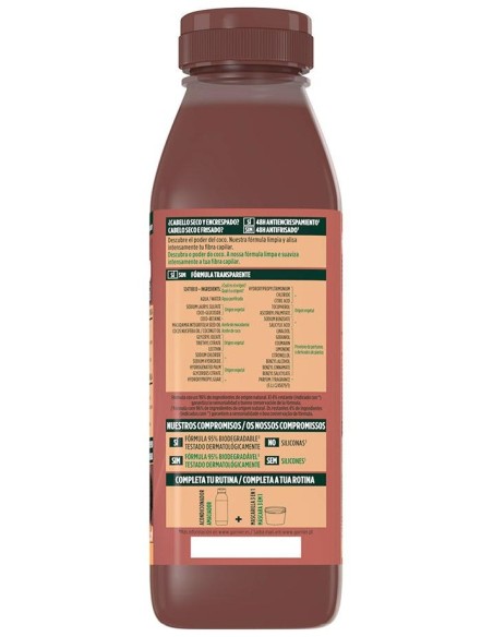 Garnier Fructis Hair Food Champú Macadamia Alisadora 350Ml