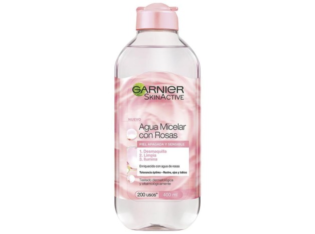 Garnier Skinactive Agua Rosas Agua Micelar 400Ml