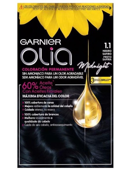 Garnier Kit Olia Coloración Permanente 110 Black Sapphire