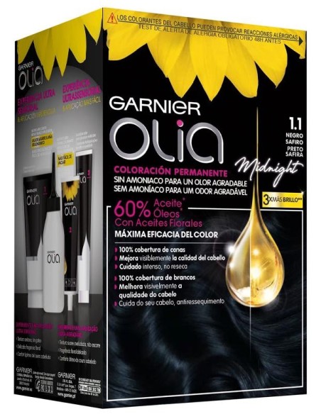 Garnier Kit Olia Coloración Permanente 110 Black Sapphire