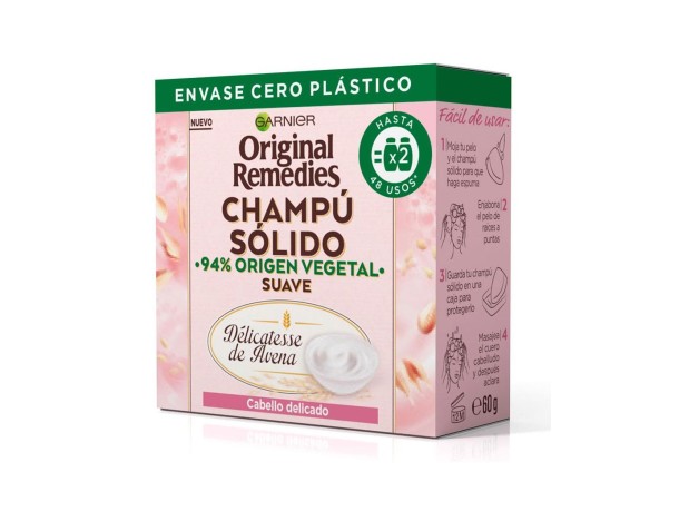 Garnier Original Remedies Champú Sólido Suave...