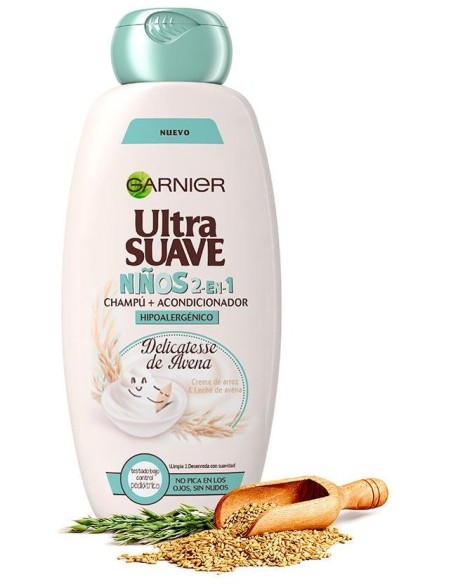 Ultra Suave Champú + Acondicionador Para Niños De Avena 400 Ml