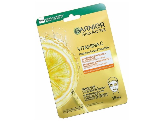 Garnier Skinactive Vitamina C Tissue Mask 1Ud
