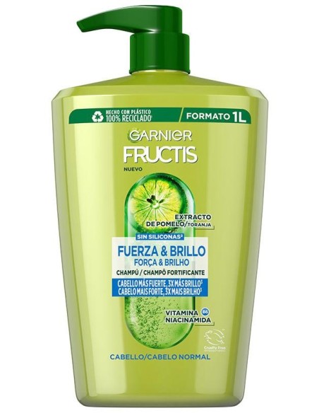 Garnier Fructis Fuerza %26 Brillo Champú 1000Ml