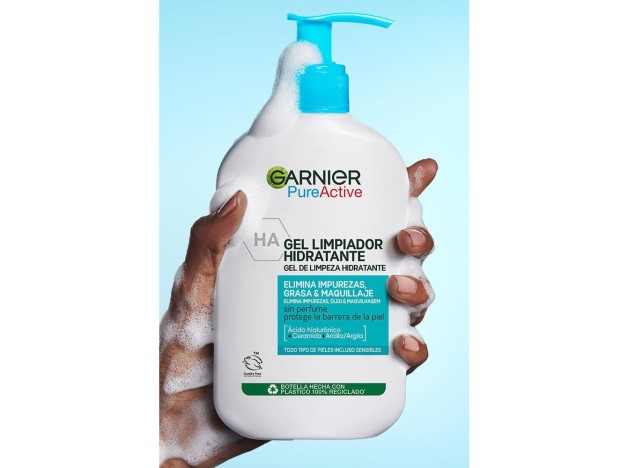 Garnier Pure Active Gel Limpiador Hidratante 250Ml