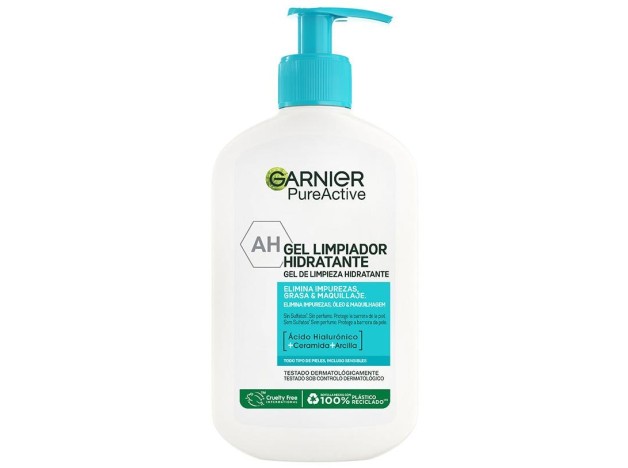 Garnier Pure Active Gel Limpiador Hidratante 250Ml