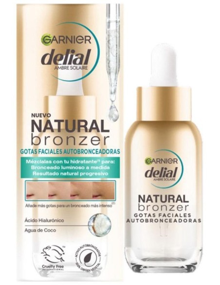 Garnier Natural Bronzer Gotas Faciales Autobornceadoras 30Ml