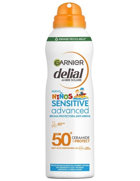 Garnier Niños Sensitive Advanced Bruma Protectora Anti Arena Spf50+ 150Ml