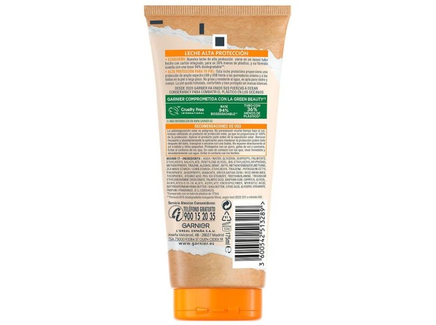 Garnier Ecoocean Leche Protectora Spf30 175Ml