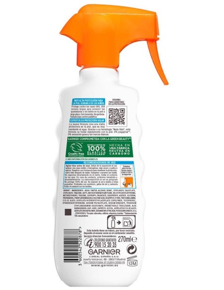 Garnier Kids Sensitive Advanced Spray Protector Spf50+ 270Ml