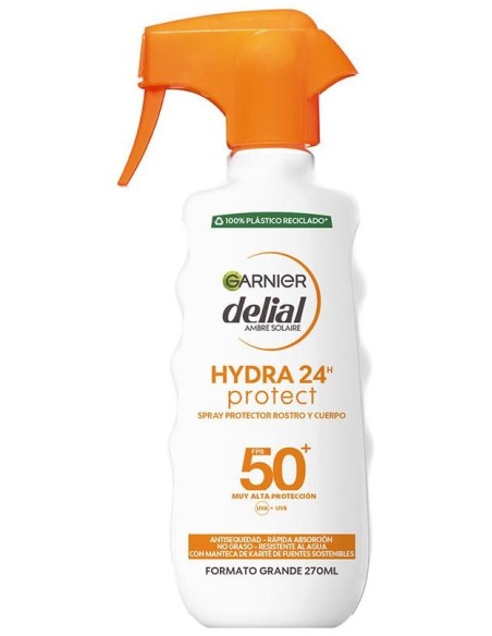 Garnier Hydra 24 Protect Spray Protector Rostro Y Cuerpo Spf50+ 270Ml