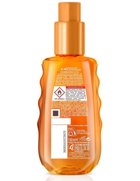 Garnier Delial Ideal Bronze Spray Invisible Protect Spf30 150Ml