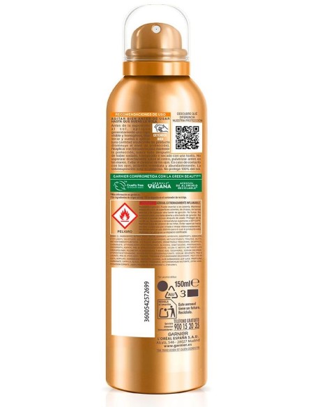 Garnier Delial Ideal Bronze Bruma Protectora Spf50 150Ml