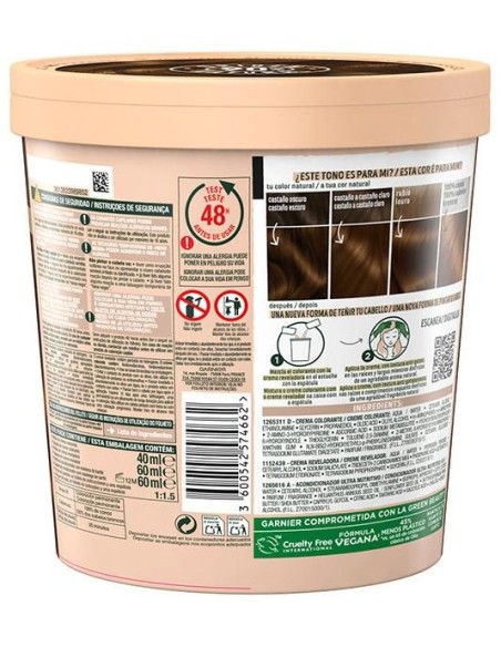 Garnier Good Coloración Permanente Nro 5.32 Castaño 217Ml