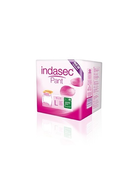 Indasec Pant Super Talla L 10 Uds