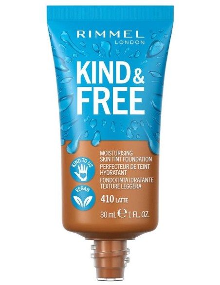 Rimmel Kind %26 Free Skin Tint Foundation 410 Latte 30Ml