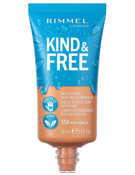 Rimmel Kind %26 Free Skin Tint Foundation 150 Rose Vanilla 30Ml