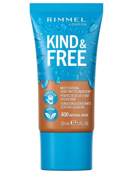 Rimmel Kind %26 Free Base De Maquillaje 400-Natural Beige 30Ml