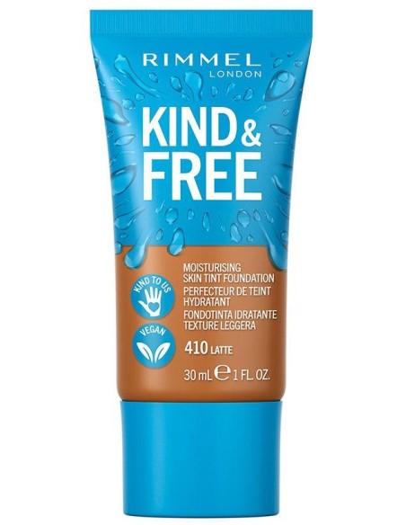 Rimmel Kind %26 Free Skin Tint Foundation 410 Latte 30Ml