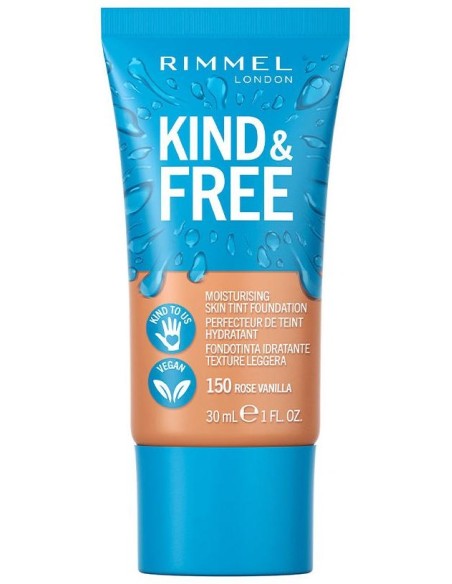 Rimmel Kind %26 Free Skin Tint Foundation 150 Rose Vanilla 30Ml
