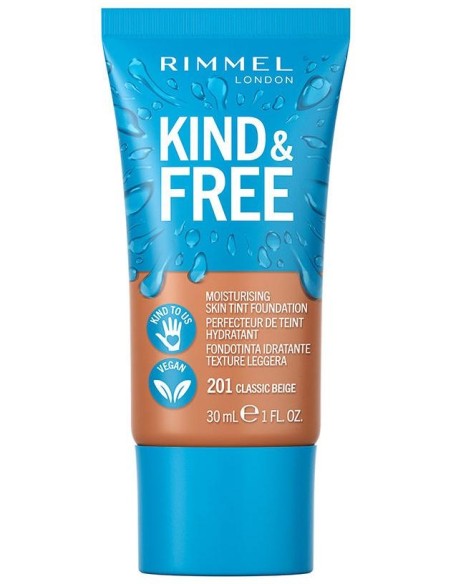 Rimmel Kind %26 Free Skin Tint Foundation 201 Classic Beige 30Ml