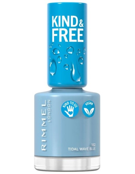 Rimmel Kind %26 Free Nail Polish 152 Tidal Wave Blue 8Ml