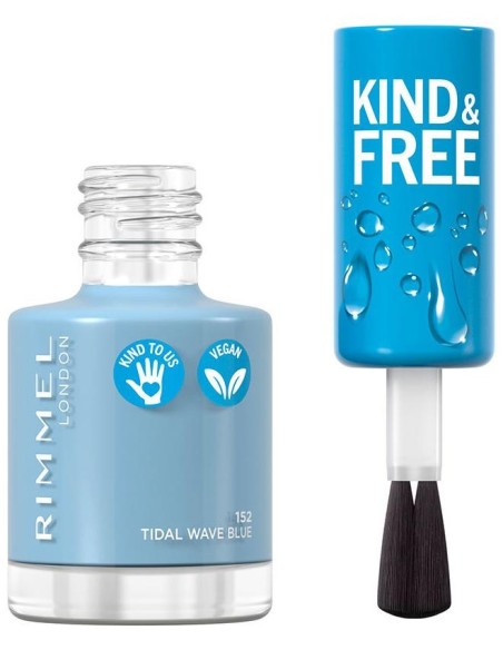 Rimmel Kind %26 Free Nail Polish 152 Tidal Wave Blue 8Ml