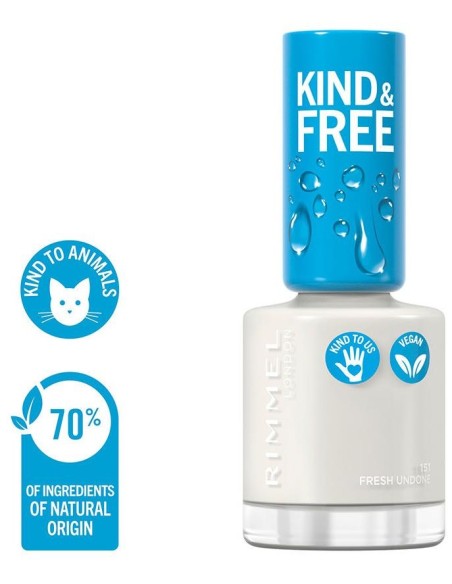 Rimmel Kind %26 Free Nail Polish Nro 151 Fresh Undone 1Ud