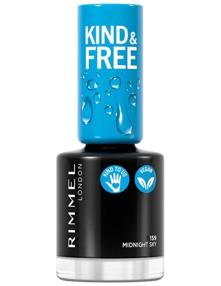 Rimmel Kind %26 Free Nail Polish 159 Midnight Sky 8Ml