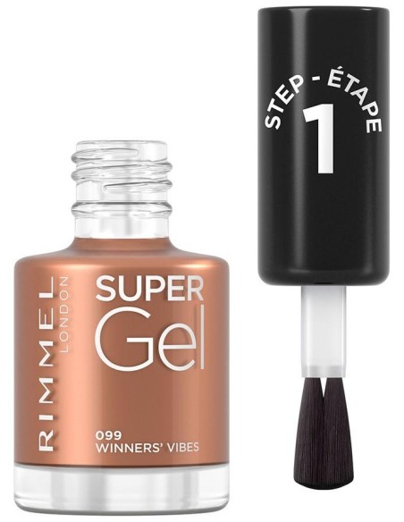 Rimmel Super Gel Nail Polish 99 Winners Vibes 12Ml