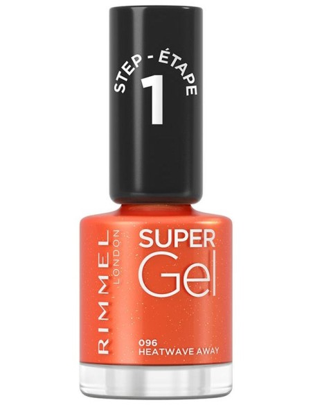 Rimmel Super Gel Nail Polish 96 Heatwave Away 12Ml