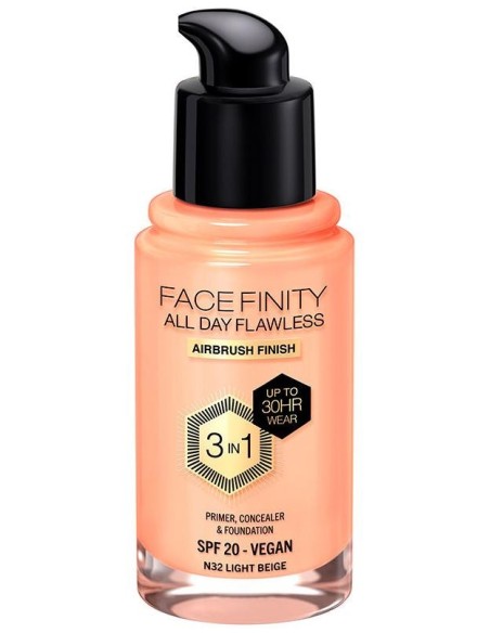 Facefinity 3In1 Primer, Concealer %26 Foundation 32-Light Beige 30 Ml