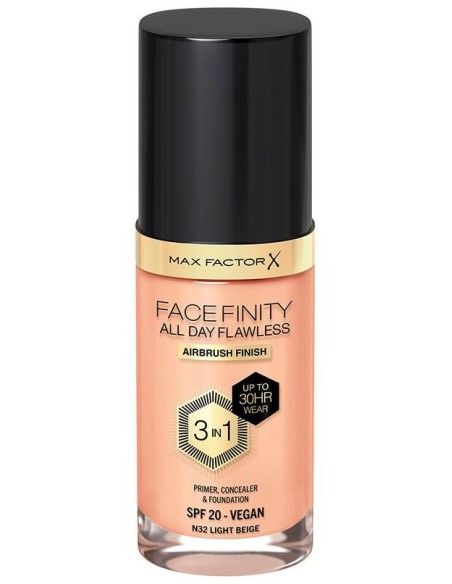 Facefinity 3In1 Primer, Concealer %26 Foundation 32-Light Beige 30 Ml