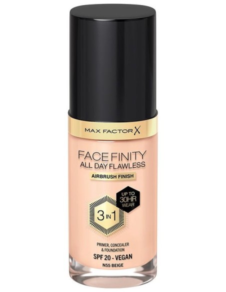 Facefinity 3In1 Primer, Concealer %26 Foundation 55-Beige 30 Ml