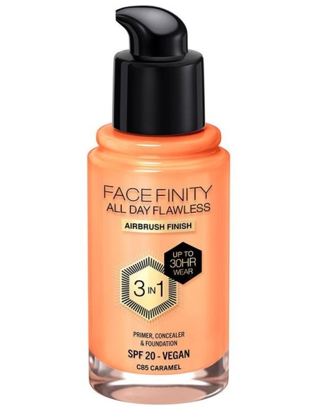 Facefinity 3In1 Primer, Concealer %26 Foundation 85-Caramel 30 Ml
