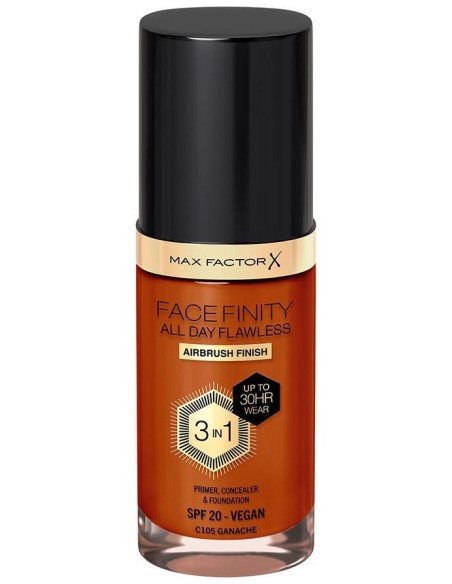 Facefinity All Day Flawless 3 In 1 Foundation C105-Ganache 30 Ml