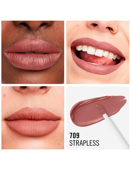 Rimmel Lasting Mega Matte Liquid Lip Colour 709 Strapless 7.4Ml