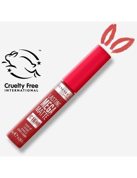 Rimmel Lasting Mega Matte Liquid Lip Colour 500 Fire Starter 7.4Ml