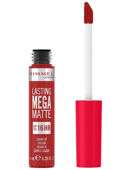 Rimmel Lasting Mega Matte Liquid Lip Colour 500 Fire Starter 7.4Ml