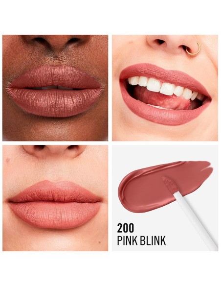 Rimmel Lasting Mega Matte Liquid Lip Colour 200 Pink Blink 7.4Ml