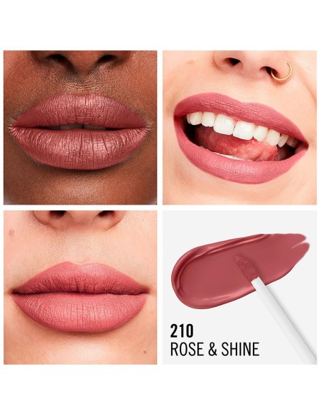 Rimmel Lasting Mega Matte Liquid Lip Colour 210 Rose %26 Shine 7.4Ml