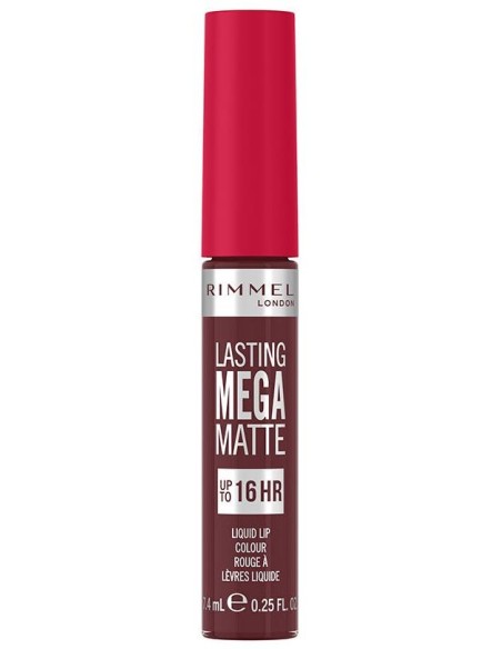 Rimmel Lasting Mega Matte Liquid Lip Colour 810 Plum This Show 7.4Ml