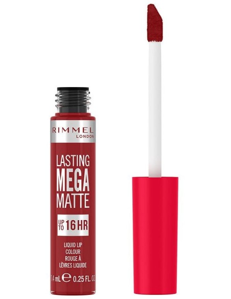 Rimmel Lasting Mega Matte Liquid Lip Colour 930 Ruby Passion 7.4Ml