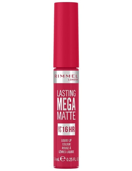 Rimmel Lasting Mega Matte Liquid Lip Colour 910 Fuchsia Flush 7.4Ml
