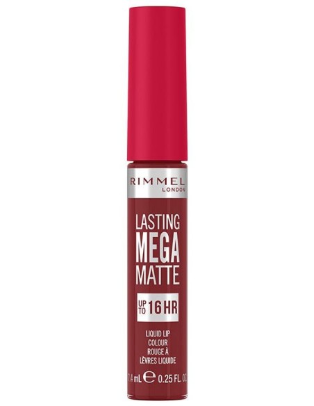 Rimmel Lasting Mega Matte Liquid Lip Colour 930 Ruby Passion 7.4Ml